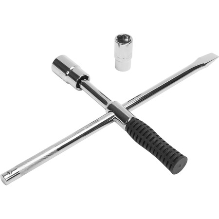 Prime-Line WORKPRO W114107 1/2 in. Detachable Lug Wrench with Slotted Screwdriver Single Pack W114107